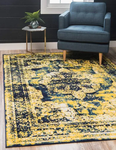 Miniatura 38 de Unique Loom Sofia Collection - Alfombra tradicional vintage, inspirada en Francia (7 pies x 10 pies, rectangular, negro/gris claro)