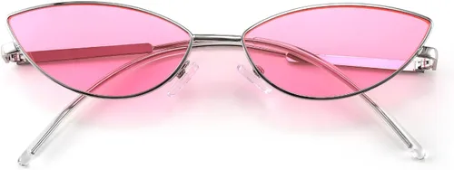 FEISEDY Gafas de sol de diseñador de moda Retro pequeños pétalos forma arco templo diseño B2298
