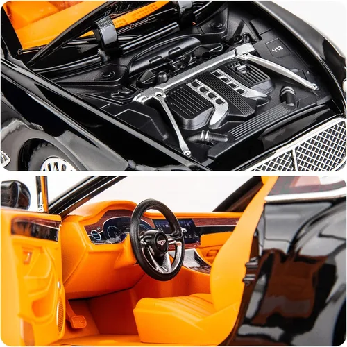 Miniatura 4 de WAKAKAC Compatible con Bentley Continental GT modelo 1/24, auto de juguete de aleación fundido a presión, vehículos coleccionables de juguete