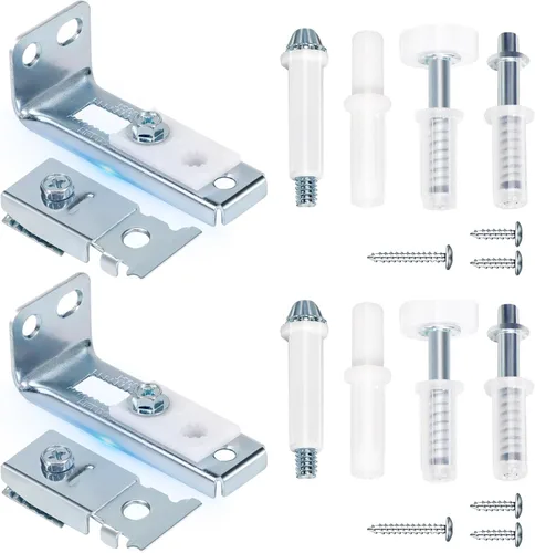 Miniatura 7 de Kit de reparación de herrajes para puertas plegables, 1 paquete de herramientas de repuesto para puerta de armario plegable