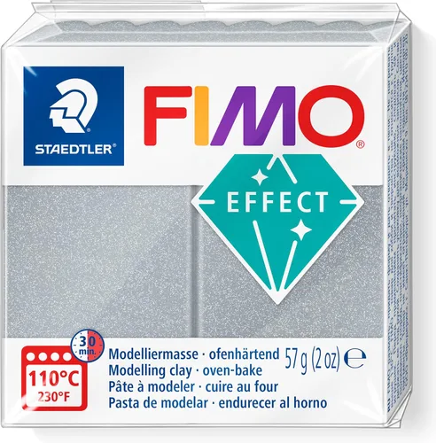 Miniatura 8 de STAEDTLER 8010-71 FIMO Effect - Arcilla de modelado polimérica endurecedora para horno, bronce antiguo metálico (1 bloque de 2.01 oz)