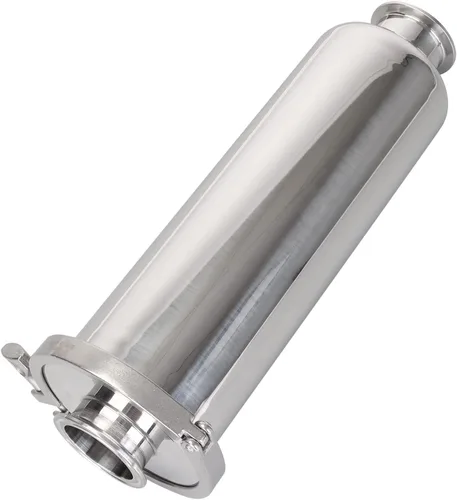 Miniatura 3 de DERNORD Filtro de Abrazadera Triple de 2 Pulgadas - Accesorios Sanitarios SS304 Filtro En Línea Recto con Pantalla de Acero Inoxidable de 60 Malla