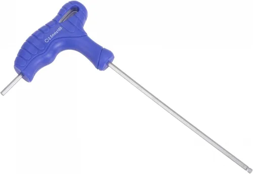 Miniatura 12 de uxcell Llave inglesa con mango en T de llave hexagonal de extremo de bola de 0.059 in, acero métrico CR-V
