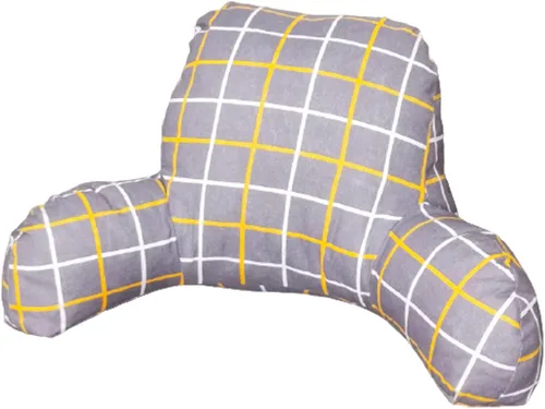 Miniatura 16 de Almohada de lectura con brazos Soporte de espalda para sentarse en la cama/sofá cuello, lumbar y cojín de apoyo de espalda baja coxis