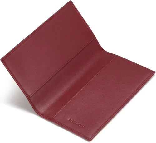 Miniatura 4 de HISCOW Funda minimalista para chequera, cuero de grano completo