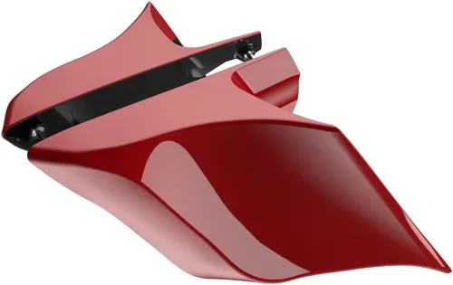Miniatura 43 de Advanblack Barracuda - Cubiertas laterales estiradas plateadas (brillantes), paneles extendidos para Harley Touring Street Glide Road Glide Electra