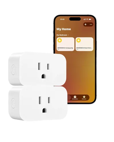 Miniatura 10 de DEWENWILS Matter Smart Plug, funciona con Apple Home, Alexa, Google, SmartThings, toma inteligente con horario y temporizador, fácil configuración
