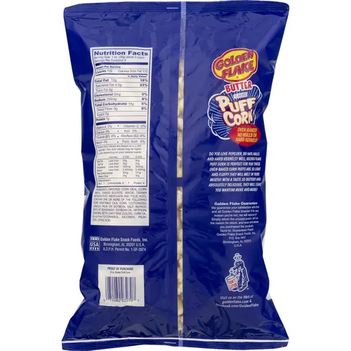 Miniatura 2 de Golden Flake Mantequilla de maíz de hojaldre, bolsas de 6 onzas (paquete de 4)