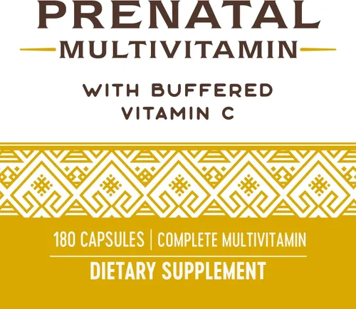 Miniatura 8 de Nature's Way Multivitamínico prenatal, con folato para un cerebro saludable y desarrollo espinal*, vitamina C tamponada, vitaminas B, 180 cápsulas