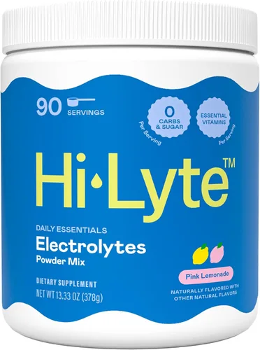 Miniatura 7 de Hi-Lyte Mezcla de electrolitos en polvo, soporte de hidratación sin sabor para el bienestar diario, ayuno, cetogénico, sodio, potasio, magnesio