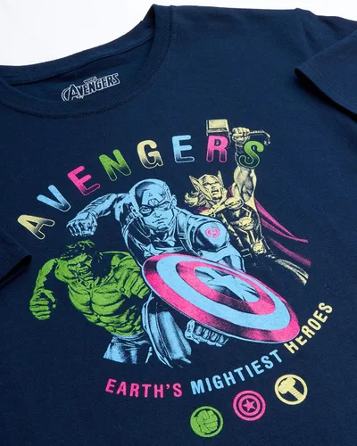 Miniatura 4 de Marvel Avengers Boys 3 Pack T-Shirts Spider-Man, Hulk, Captain America, Iron Man, Thor (4-16)