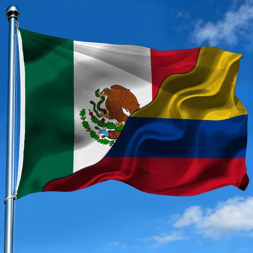 Miniatura 23 de Banderas de México, Mexicano y El Salvador de El Salvador, de 2 x 3 pies, impresas a doble cara con 2 ojales de latón, bandera decorativa
