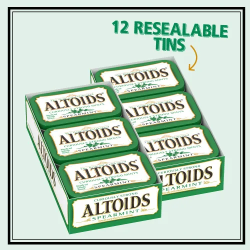 Miniatura 4 de Altoids - Mentas sabor hierbabuena, 1.76 onzas (12 paquetes)