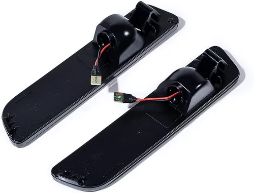 Miniatura 6 de Astra Depot 2 luces LED ahumadas de 120 luces LED LED de marcador lateral rojo para parachoques trasero compatible con Ford Mustang Base