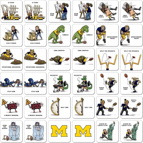 Miniatura 2 de YouTheFan Juego de Memoria y Combinación NCAA