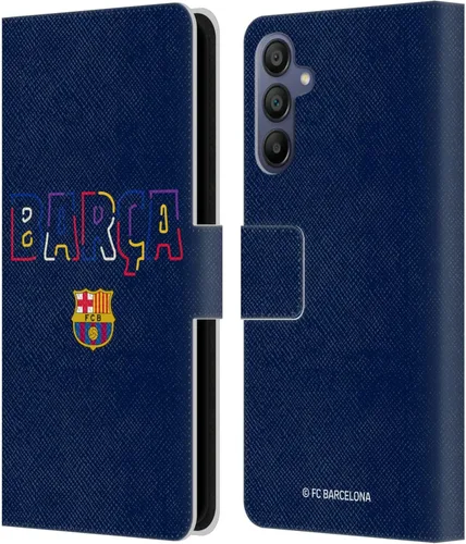 Miniatura 209 de Head Case Designs Funda de piel con licencia oficial del FC Barcelona Barca Crest Graphics para Samsung Galaxy A06 4G