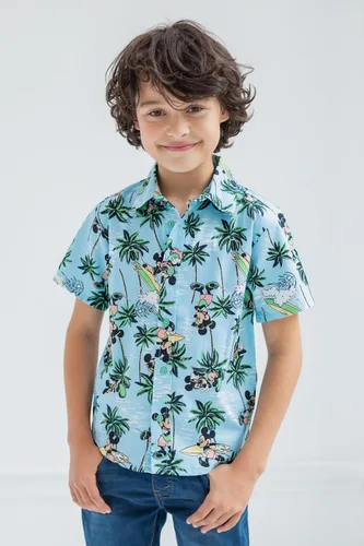 Miniatura 4 de Disney Lilo & Stitch - Camisa hawaiana con botones de Mickey Mouse King Simba, para niños pequeños y grandes