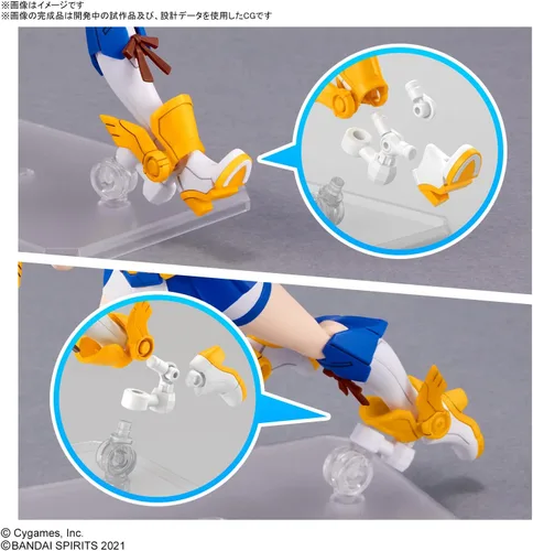 Miniatura 11 de Bandai 30MS Tokai Teio de Uma Musume Pretty Derby Kit de modelo de plástico