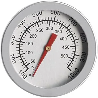 Miniatura 2 de Medidor de termómetro para barbacoa, 2 unidades, para barbacoa y ahumador, termómetro de temperatura, paquete de 2
