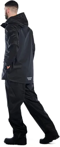 Miniatura 6 de Caterpillar Longshore - Chaquetas impermeables para hombre con costuras soldadas, antebrazos reforzados y bolsillos con cremallera para las manos