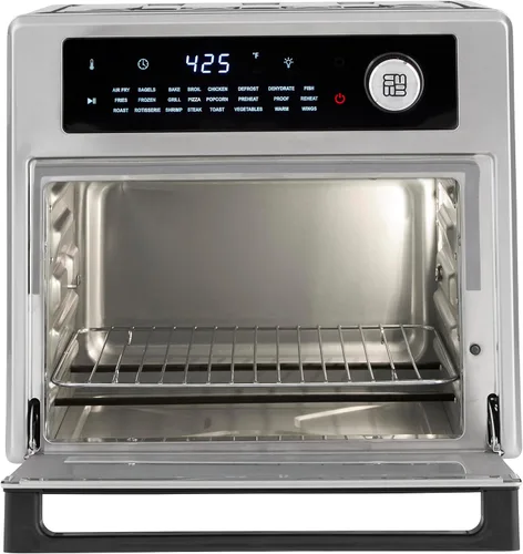 Miniatura 9 de Horno freidora de aire West Bend XL de 26 cuartos con controles digitales, puerta de fácil visualización y 24 programas de cocción, incluye nueve