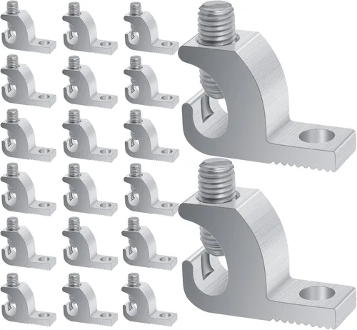 Miniatura 11 de Terminal de unión de piscina con aluminio resistente a la corrosión y de alta conductividad, rango de cables 4-14 (10 paquetes)