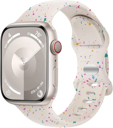 Miniatura 14 de Correa deportiva compatible con Apple Watch SE, correas de repuesto para Apple Watch SE de 1.49, 1.57, 1.61, 1.65, 1.73 y 1.77 pulgadas, correas
