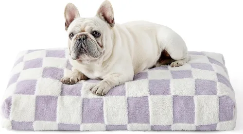 Miniatura 30 de LE SURE - Cama pequeña para perro con espuma triturada gruesa, cama para interiores con funda afelpada extraíble y base antideslizante, verde