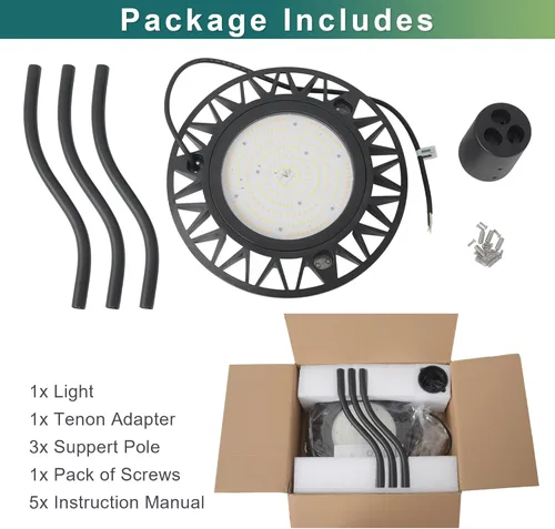Miniatura 8 de Luces LED para poste superior con fotocélula del atardecer al amanecer, 20W-30W-40W-60W de potencia seleccionable, 3000K-4000K-5000K 3CCT