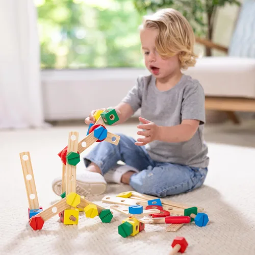 Miniatura 2 de Kit de construcción de madera Melissa & Doug en una caja (48 unidades)