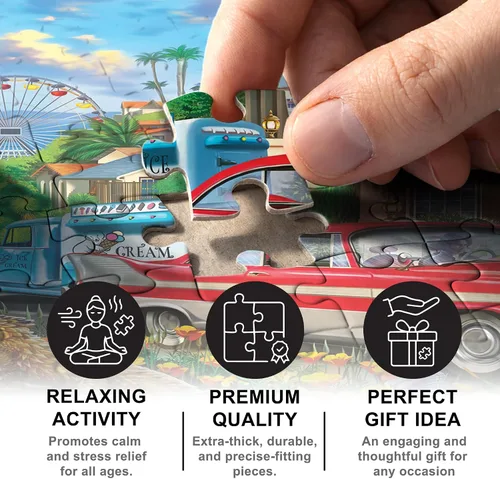 Miniatura 3 de Masterpieces Cruisin' The Coast - Rompecabezas de 500 piezas para adultos