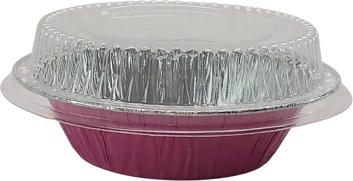 Miniatura 14 de KitchenDance - Mini moldes para tartas con tapas, sartenes prémium de 5 pulgadas para hornear pasteles, tartas, pasteleros y pasteles, esenciales