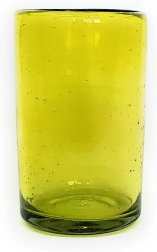 Miniatura 3 de Vasos cortos de ámbar sólido de 9 onzas (juego de 6), vidrio reciclado, sin plomo, sin toxinas (vaso de 9 onzas)