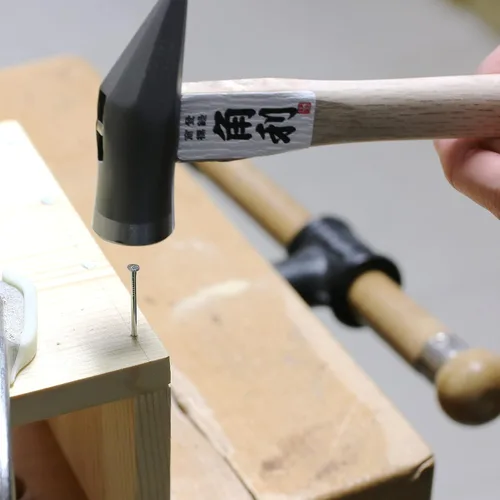 Miniatura 3 de KAKURI Martillo pequeño de 7 onzas, martillo carpintero japonés para carpintería y manualidades, acero al carbono japonés resistente, cabeza redonda