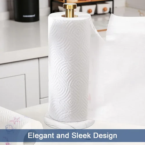 Miniatura 2 de NearMoon Soporte de pie para toallas de papel, soporte para toallas de papel de cocina - para baño o cocina sobre encimera, tamaño estándar o jumbo