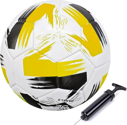 Miniatura 10 de Balón de fútbol tamaño 3 4 5 cuero suave anti explosión práctica entrenamiento niños niñas adultos con aguja de bomba