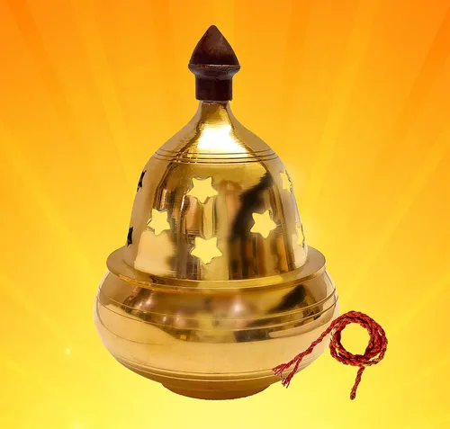 Miniatura 6 de SATVIK - Lámpara decorativa de latón extra grande Akhand Diya, Jyot Diwali Dia Deepawali Puja Deepak, lámpara de aceite tradicional, Diyas Pooja