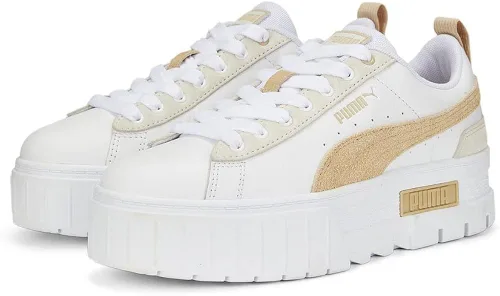 Miniatura 4 de PUMA Zapatillas Mayze Court para mujer, color blanco