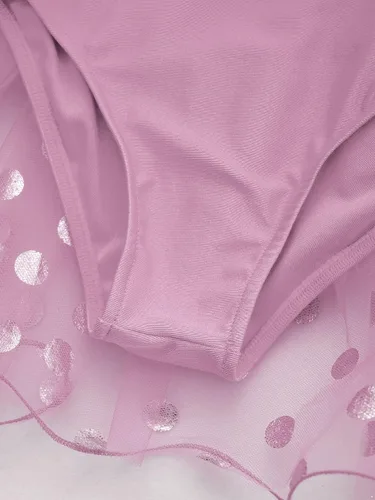 Miniatura 97 de CHICTRY Vestido tutú de ballet con lentejuelas brillantes para niñas y niñas, moderno disfraz de baile latino de jazz