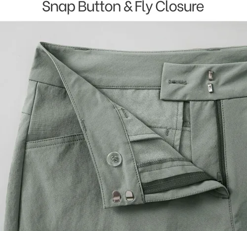 Miniatura 34 de Willit Pantalones cortos de golf de 4.5 pulgadas para mujer, de secado rápido, casuales, con bolsillos, resistentes al agua