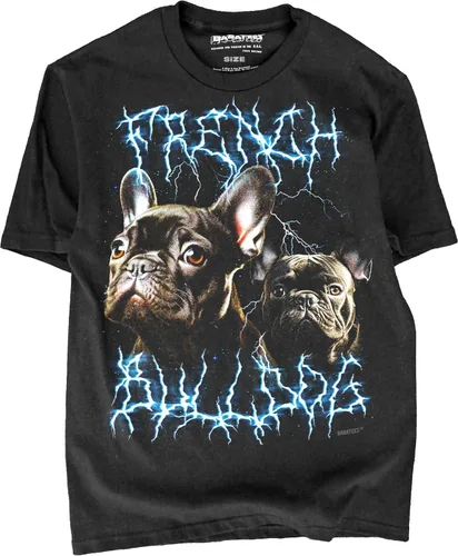 Miniatura 23 de Camiseta de Heavy Metal de los 80s con Animal en Negro - 100% Algodón - para Hombre y Mujer