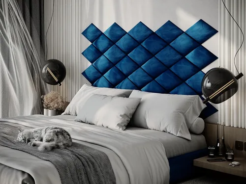 Miniatura 30 de Paneles de arte acústicos decorativos de terciopelo suave para pared, azulejos absorbentes e insonorizantes ecoamortiguadores, tablones suaves Blanco