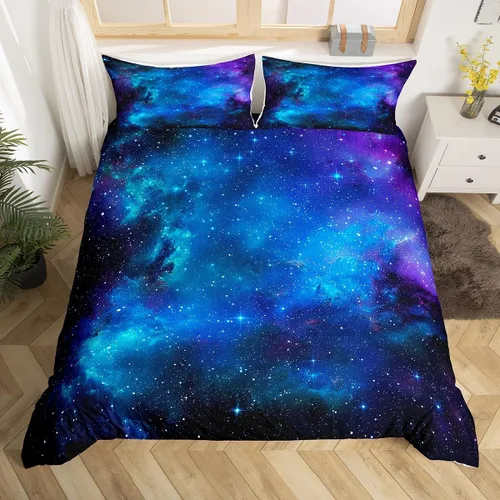 Miniatura 8 de Erosebridal - Juego de ropa de cama con diseño de parque nacional, funda de edredón de montañas humeantes, funda de edredón verde bruma y árbol
