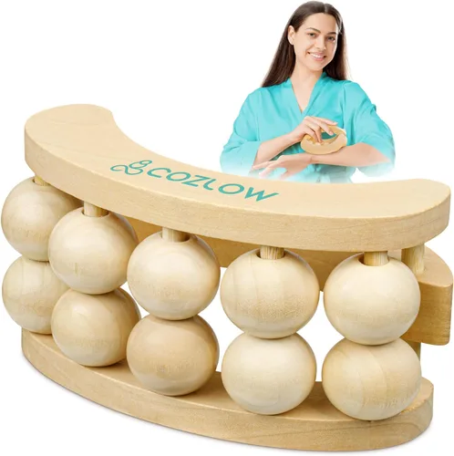 Miniatura 11 de Bola de masaje, herramienta de rodillo masajeador muscular para liberación profunda de tejido de punto de activación, terapia de masaje manual