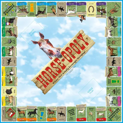 Miniatura 5 de Late For The Sky Horse-Opoly Juego de mesa (versión en inglés)