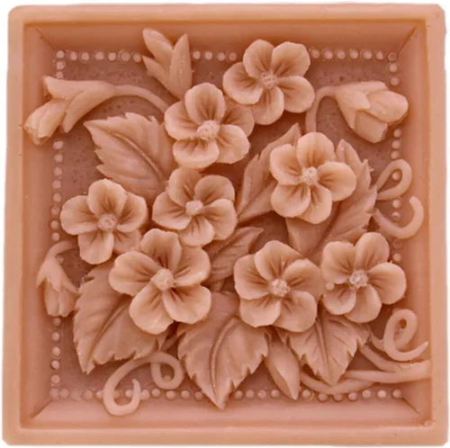 Miniatura 14 de Moldes de jabón de silicona para hacer jabón, moldes para manualidades, moldes de resina, flores 3D (14167)