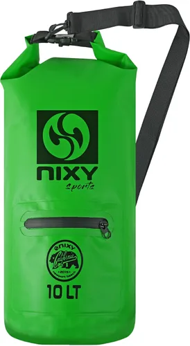 Miniatura 9 de NIXY Bolsa seca impermeable de 10 L con parte superior enrollable, ligera y duradera para paddleboard, kayak, senderismo, camping, canotaje, playa