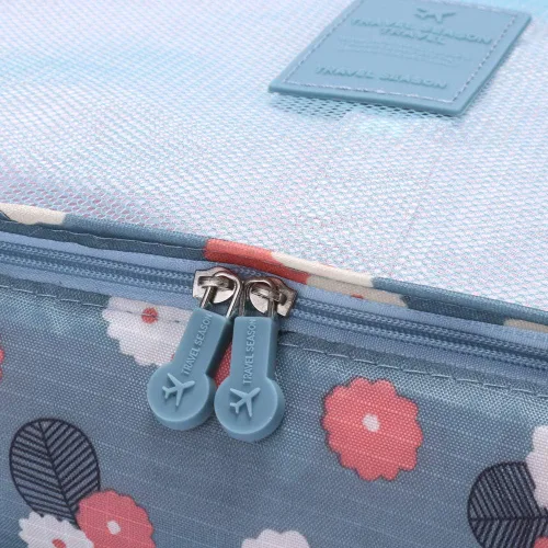 Miniatura 6 de 7 bolsas organizadoras para equipaje impermeables, Margarita azul), VAYEEBO7Blue Daisy