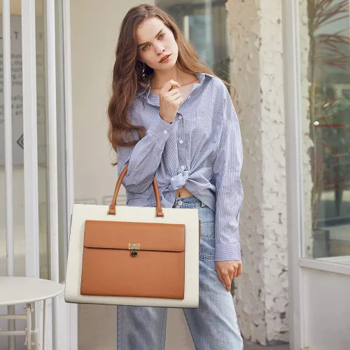 Miniatura 3 de CLUCI Maletín monedero para mujer con cartera