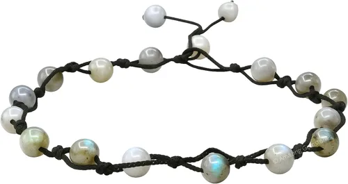 Miniatura 31 de Amazing Gemstone Crystal Anklet Ankle Bracelets for Women - Waterproof Beaded Healing Crystal Anklets, Plus Size Chakra Gemstone Bead Anklet